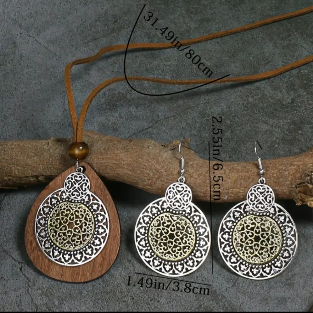 Vintage Style 3 Pc Set Jewelry